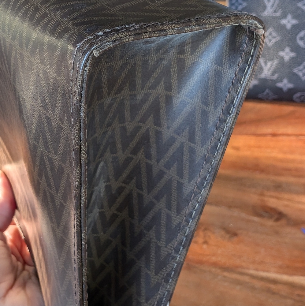 Brown MARIO VALENTINO Vintage Clutch - Picture 6 of 12